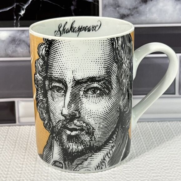William SHAKESPEARE 12oz Ceramic Coffee Mug Multi Vandor Classic of The Arts - Picture 8 of 15